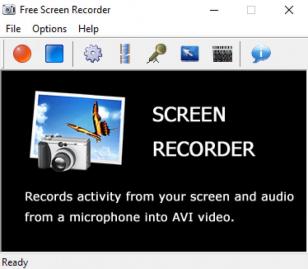 Free Screen Recorder main screen