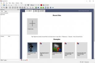 FreeCAD main screen