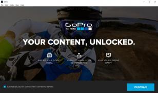 GoPro Studio main screen