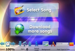 Sing - Magic Karaoke Player main screen