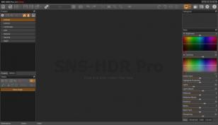 SNS-HDR Pro main screen