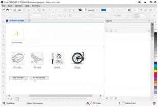 CorelDRAW Technical Suite 2019 main screen