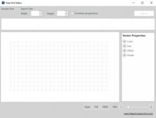 Free SVG Editor main screen