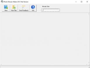 Photo Mosaic Maker 2013 main screen