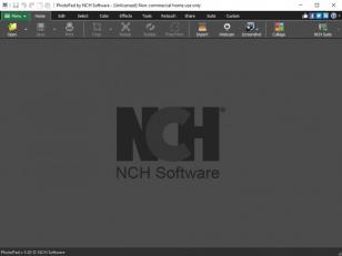 PhotoPad Image Editor main screen