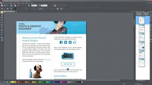 Xara Photo & Graphic Designer main screen