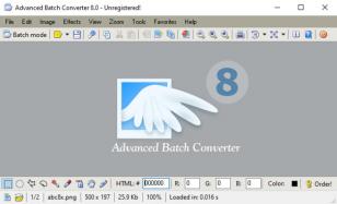Advanced Batch Converter main screen