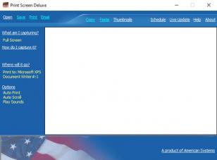 Print Screen Deluxe main screen
