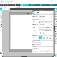 Silhouette Studio main screen