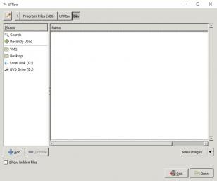 UFRaw main screen