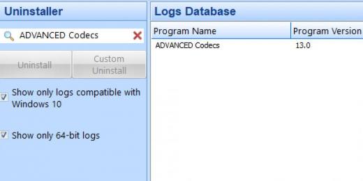 how to uninstall codecs