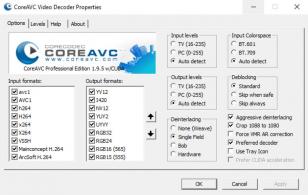 CoreAVC Pro main screen