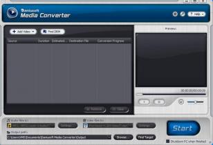 Daniusoft Media Converter main screen