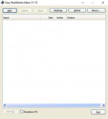Easy RealMedia Editor main screen