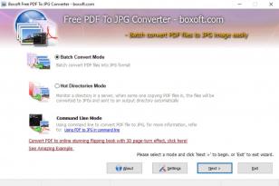 FlashFlippingBook PDF To JPG main screen