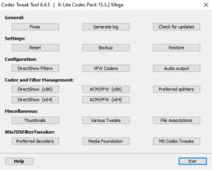 K-Lite Codec Pack Mega - Download