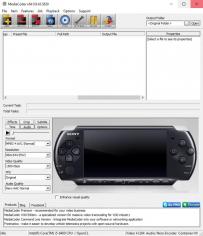 MediaCoder PSP Edition main screen