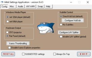 Shark007 STANDARD main screen