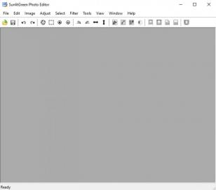 SunlitGreen Photo Editor main sreen