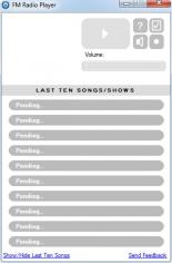 FM Radio Player main screen