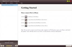 4Media iPod to PC Transfer main screen