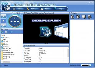 Decompile Flash main screen