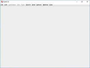 ELAN main screen