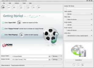 FLV Converter Suite main screen