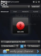 Livestream Procaster main screen