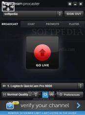 Livestream Procaster main screen