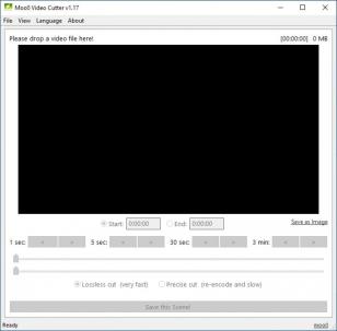 Moo0 Video Cutter main screen