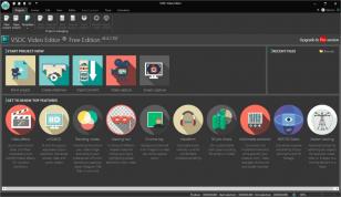 VSDC Free Video Editor main screen