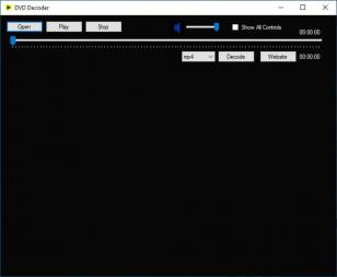 DVD Decoder main screen