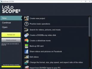 Easy Video Editor LoiLoScope main screen