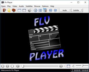 FLV Player main screen