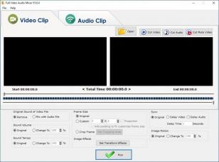Full Video Audio Mixer main screen