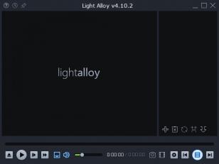 Light Alloy main screen