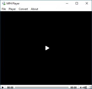 MP4 Player main screen
