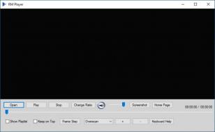 RM Player main screen