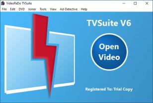 VideoReDo TVSuite main screen