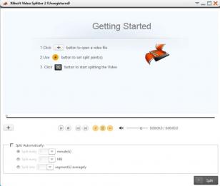 Xilisoft Video Splitter main screen