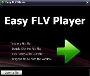 Easy FLV Player main screen