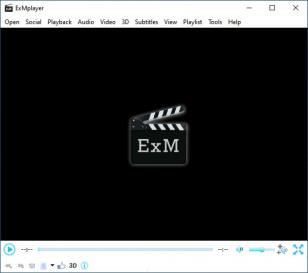 ExMplayer main screen