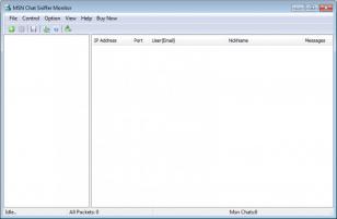 Msn Chat Monitor Sniffer main screen