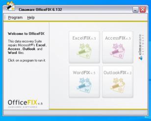 OfficeFIX main screen