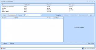 Puran File Recovery main screen