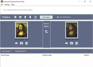 Awesome Duplicate Photo Finder main screen