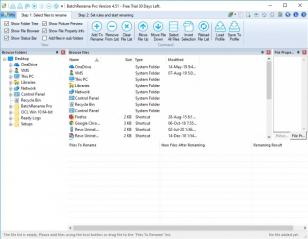 BatchRename Pro main screen