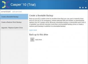 Casper 10 main screen