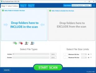 Easy Duplicate Finder main screen